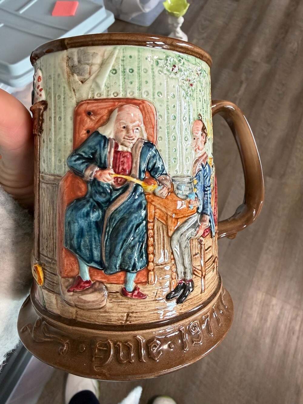 Beswick Royal Doulton Christmas Carol Yule 1971 Limited Edition Tankard Mug